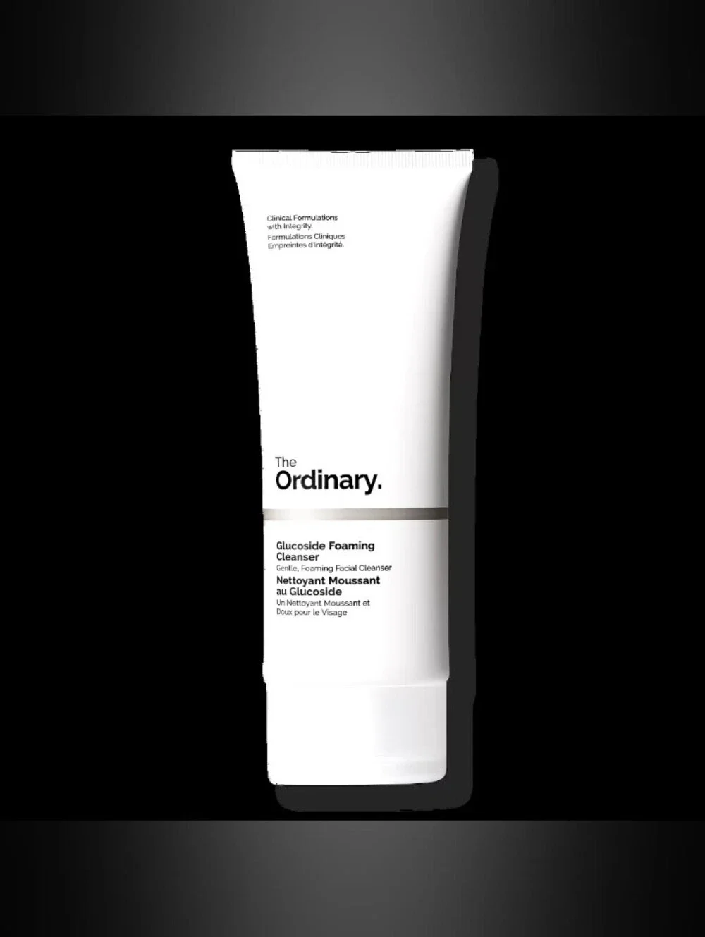 The Ordinary Glucoside Foaming Cleanser - White with Silver Accent